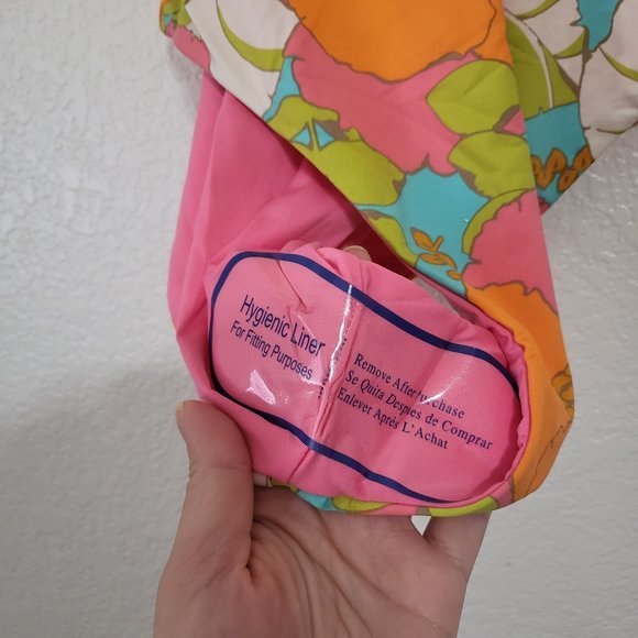 Trina Turk Playa De Flor Flutter Sleeve Maillot One Piece‎ Multicolor Swimsuit - Picture 6 of 13